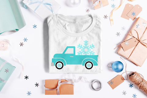 Seasonal Vintage Truck SVG File Bundle SVG Risa Rocks It 