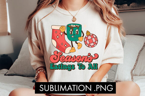 Season's Eatings To All Sublimation PNG Sublimation Freeling Design House 