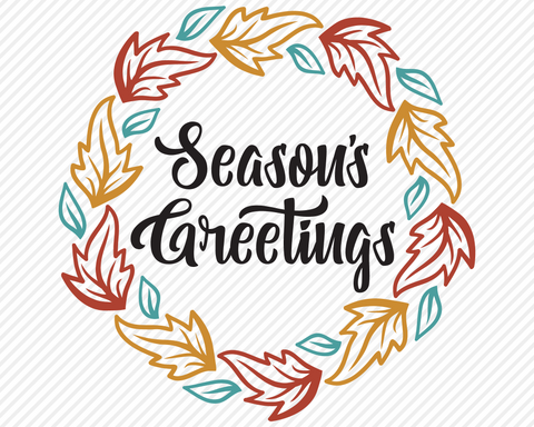 Seasons Greetings | Fall SVG SVG Texas Southern Cuts 