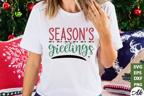 Season's greetings Sign Making SVG SVG akazaddesign 