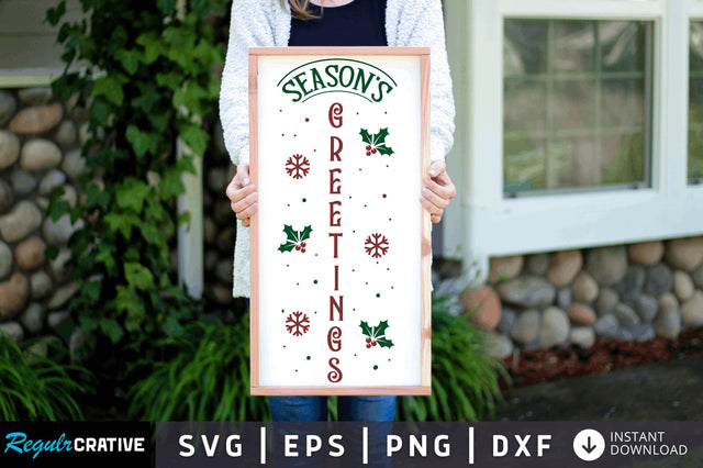 Seasons greetings SVG Design SVG Regulrcrative 
