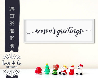Season's Greetings SVG Files | Christmas | Holidays | Winter SVG (868111499) SVG Ivan & Co. Designs 