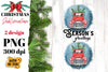 Season's greetings. Truck and Christmas tree sublimation PNG - So Fontsy