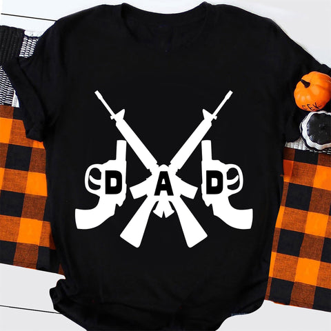 Second Amendment Dad Rifle SVG Sublimation Patriotic Print Design America EPS Usa Gun Rights Heat Press SVG DiamondDesign 