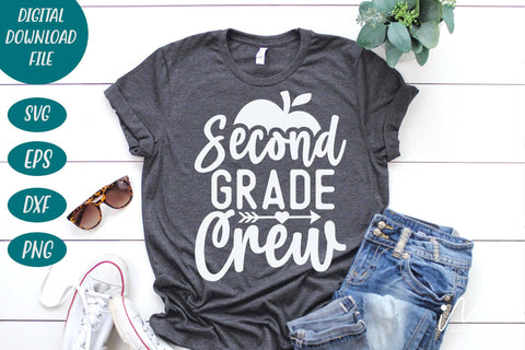 Second grade crew svg, Halloween t shirt svg, Second grade t shirt svg, Second grade teacher svg, Second grade group shirt, Second grade svg, Back to school svg SVG Isabella Machell 