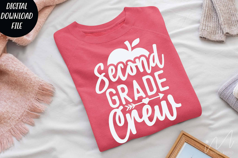 Second grade crew svg, Halloween t shirt svg, Second grade t shirt svg, Second grade teacher svg, Second grade group shirt, Second grade svg, Back to school svg SVG Isabella Machell 
