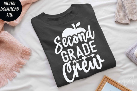 Second grade crew svg, Halloween t shirt svg, Second grade t shirt svg, Second grade teacher svg, Second grade group shirt, Second grade svg, Back to school svg SVG Isabella Machell 
