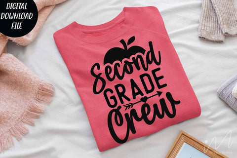 Second grade crew svg, Halloween t shirt svg, Second grade t shirt svg, Second grade teacher svg, Second grade group shirt, Second grade svg, Back to school svg SVG Isabella Machell 