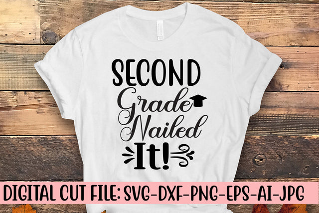 Second Grade Nailed It! SVG SVG Syaman 
