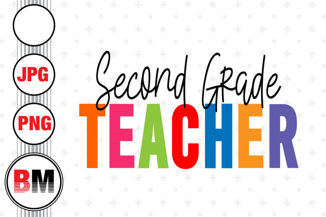 Second Grade PNG, JPG Files Sublimation BMDesign 