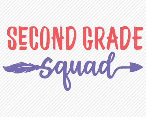Second Grade Squad | School SVG SVG Texas Southern Cuts 
