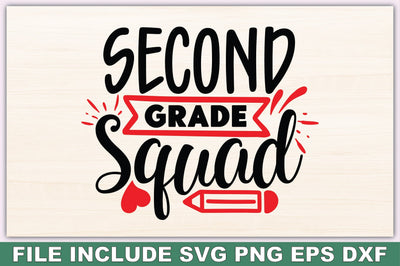 Second Grade Squad SVG Ariyan 