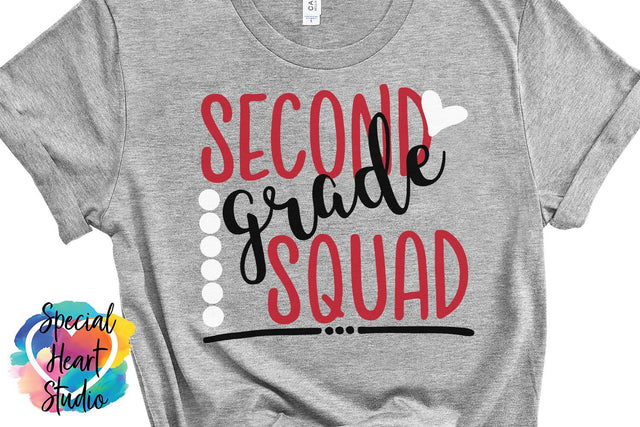 Second Grade Squad SVG Special Heart Studio 