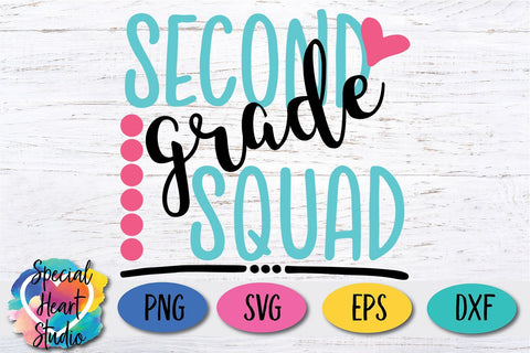 Second Grade Squad SVG Special Heart Studio 