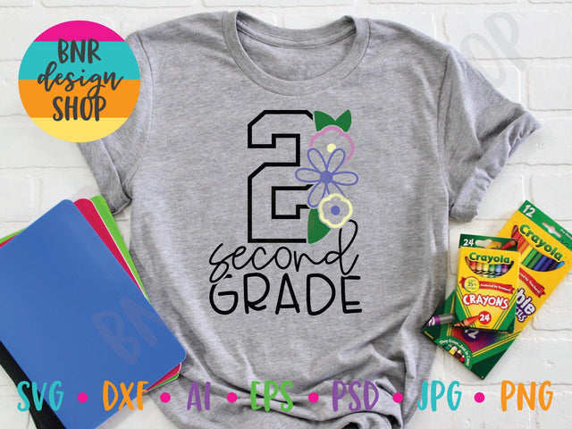 Second Grade SVG SVG BNRDesignShop 