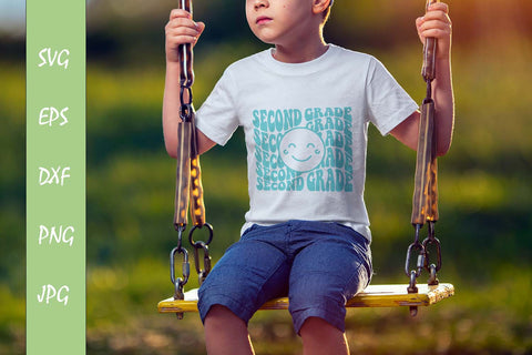 Second Grade SVG With Smiley Face Free For Commercial Use SVG Sintegra 