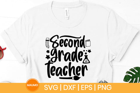 Second grade teacher, school svg quote SVG Maumo Designs 