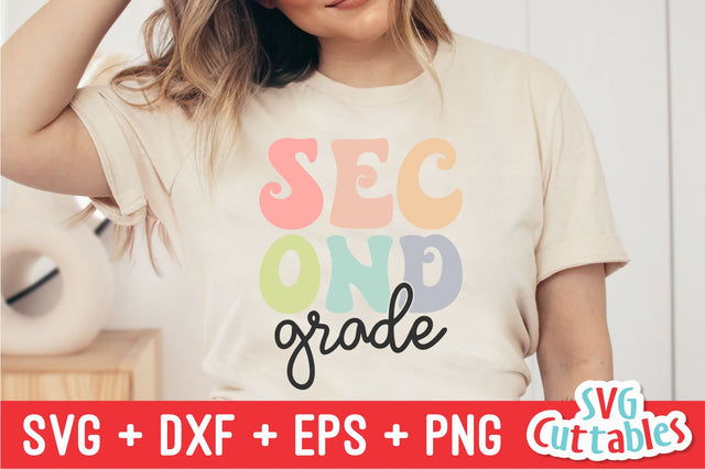 Second Grade Teacher svg - 2nd Grade Cut File - Teacher svg - dxf - eps - png - Cut File - Silhouette - Cricut - Digital Download SVG Svg Cuttables 