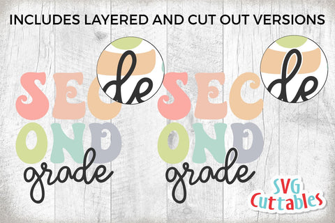 Second Grade Teacher svg - 2nd Grade Cut File - Teacher svg - dxf - eps - png - Cut File - Silhouette - Cricut - Digital Download SVG Svg Cuttables 