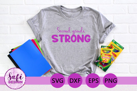 Second Grade Teachers Cut File Bundle SVG Safi Design 