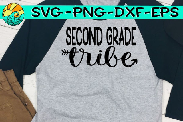 Second Grade Tribe - Arrow - SVG PNG EPS DXF SVG On the Beach Boutique 