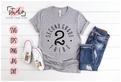 Second Grade Tribe SVG Studio Seven-Four-Zero 