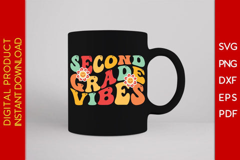 Second Grade Vibes Back To School SVG PNG PDF Cut File SVG Creativedesigntee 