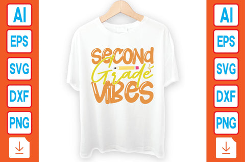 Second Grade Vibes SVG Craftlabsvg24 