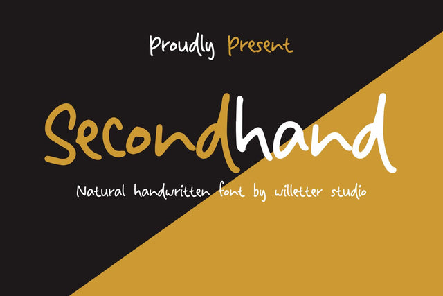 Secondhand Font Willetter Studio 