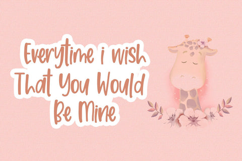 Secret Love - Handwritten Font Font Dm Letter Studio 