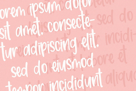 Secret Love - Handwritten Font Font Dm Letter Studio 