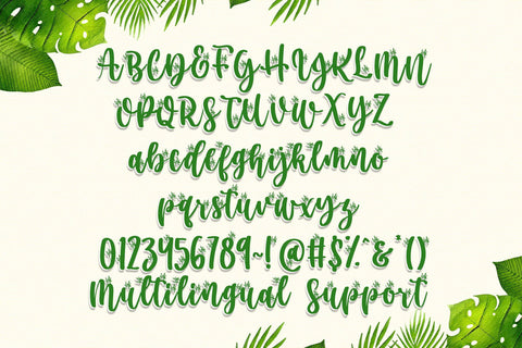 Secret Nature Font Dm Letter Studio 