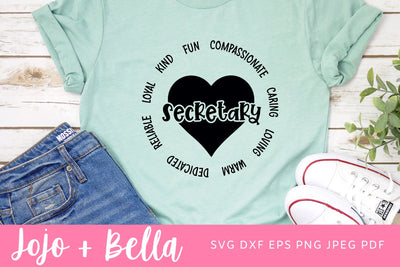Secretary Svg, Office Svg, Back to School Svg, Svg, School Svg, School Secretary Svg, Teacher Svg, Svg Designs For Cricut, Sublimation SVG Jojo&Bella 