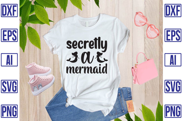 Secretly A Mermaid SVG CraftlabSvg29 