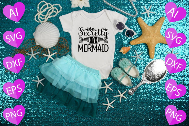 Secretly a Mermaid SVG CraftlabSvg29 