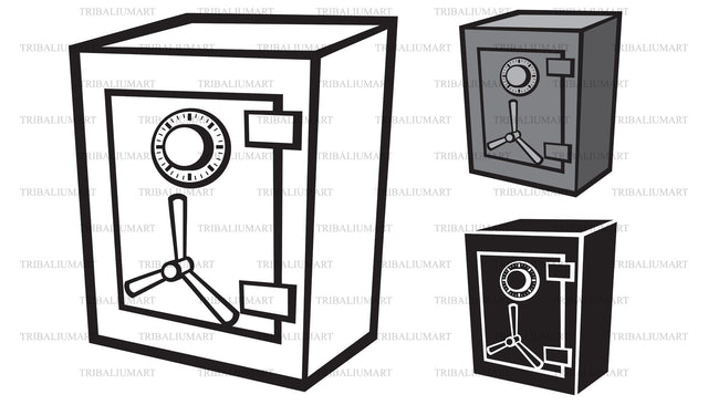 Security Safe Box SVG TribaliumArtSF 