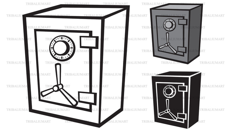 Security Safe Box SVG TribaliumArtSF 