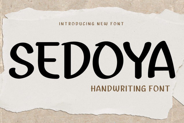 Sedoya Font Font twinletter 