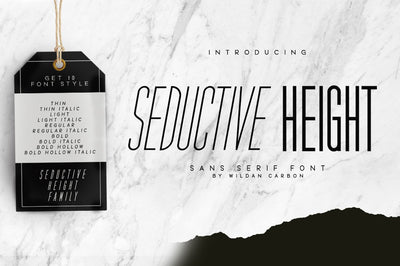 Seductive Height Font Wildan Type 