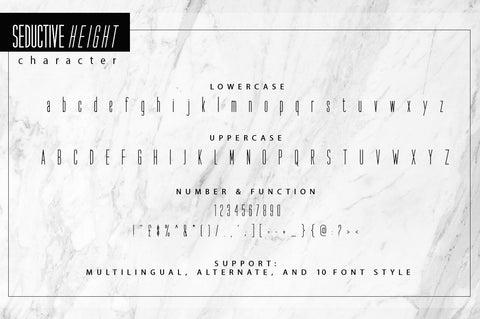 Seductive Height Font Wildan Type 