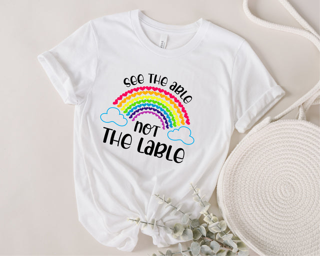 See the able not the label svg, Autism Awareness svg, autism mom svg, autism svg, teacher svg, Special Education Svg, Special Needs Svg, png SVG Fauz 