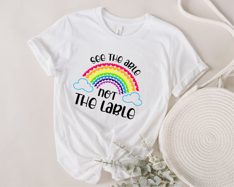 See the able not the label svg, Autism Awareness svg, autism mom svg, autism svg, teacher svg, Special Education Svg, Special Needs Svg, png SVG Fauz 