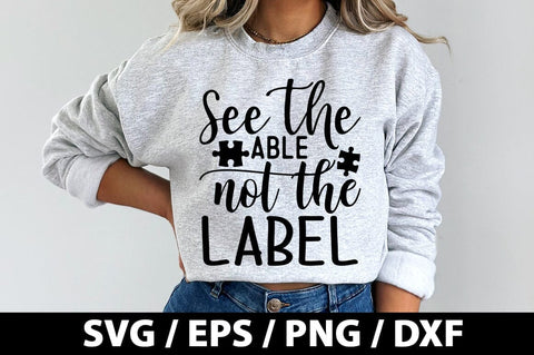 See the able not the label SVG SVG akazaddesign 