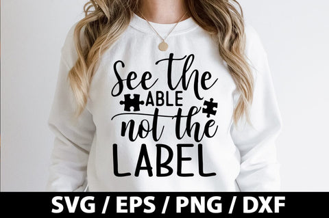 See the able not the label SVG SVG akazaddesign 