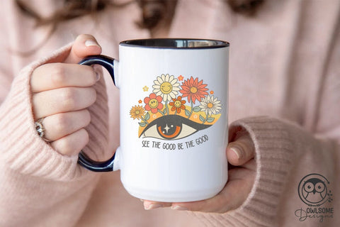 See The Good Eye With Flower Png Sublimation Owlsome.Designs 