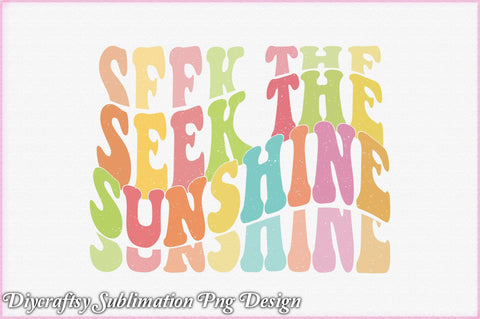 Seek The Sunshine, Summer Sublimation SVG Creativeart88 