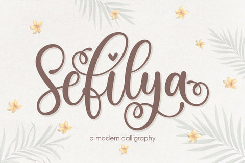 Sefilya | Beauty Script Font studioalmeera 