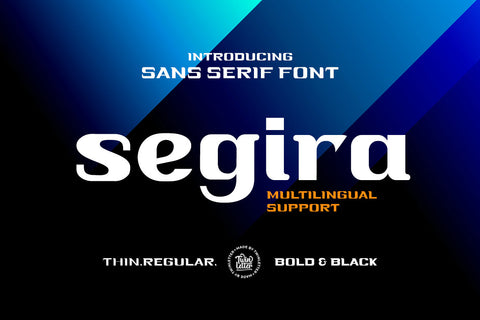 Segira Font twinletter 