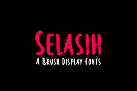 Selasih - A Brush Fonts Font Masyafi Studio 