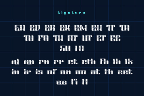 Selauk | Futuristic Font Font twinletter 